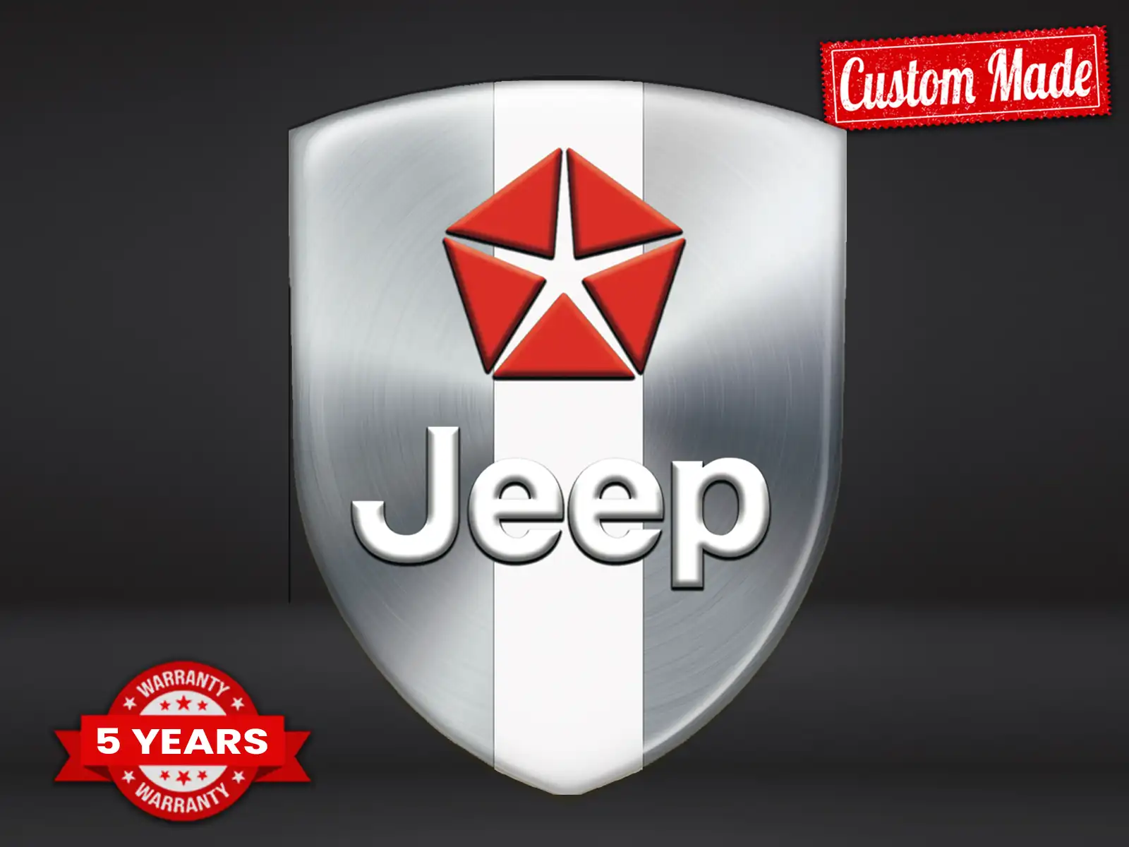 Jeep Badge Auto Durevoli Max Chic Pro Performance